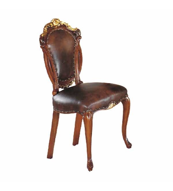 奧爵法式胡桃金邊餐椅