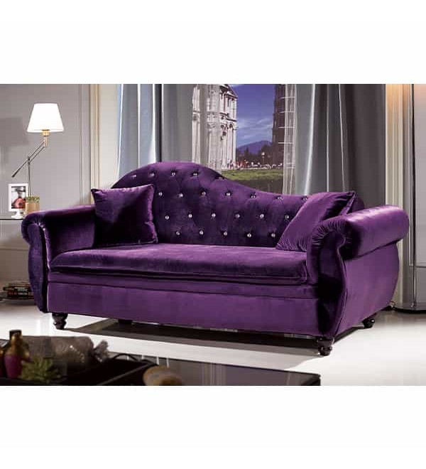 辛菲紫色貴妃椅