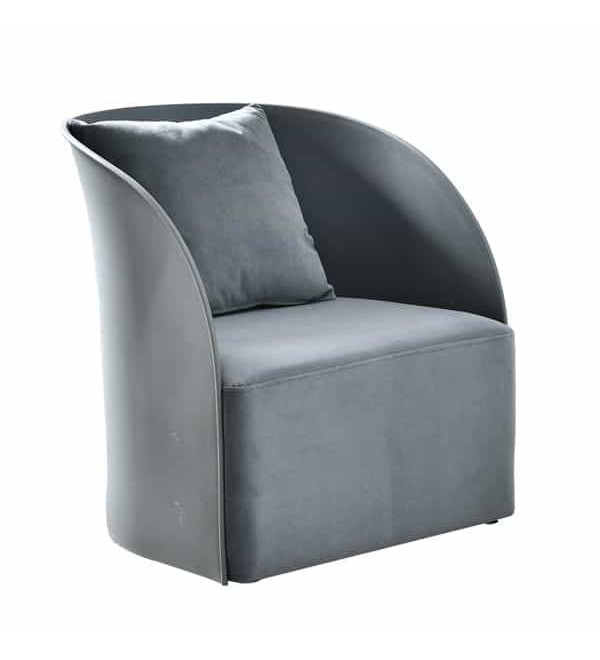 洛里昂灰色造型休閒椅