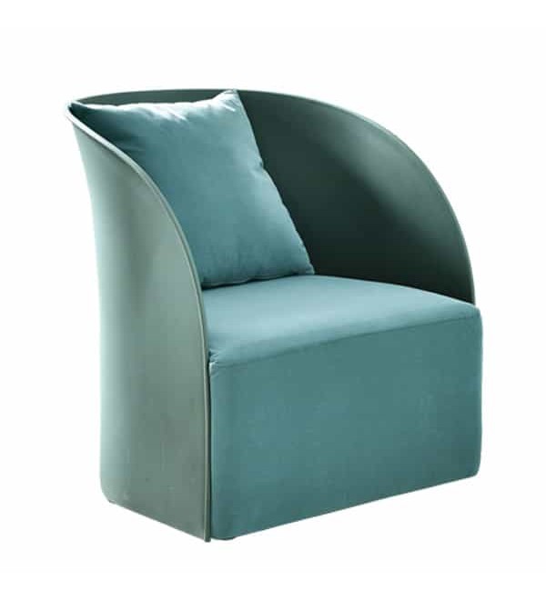 洛里昂深綠色造型休閒椅