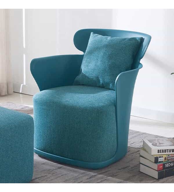 珊德藍色造型椅