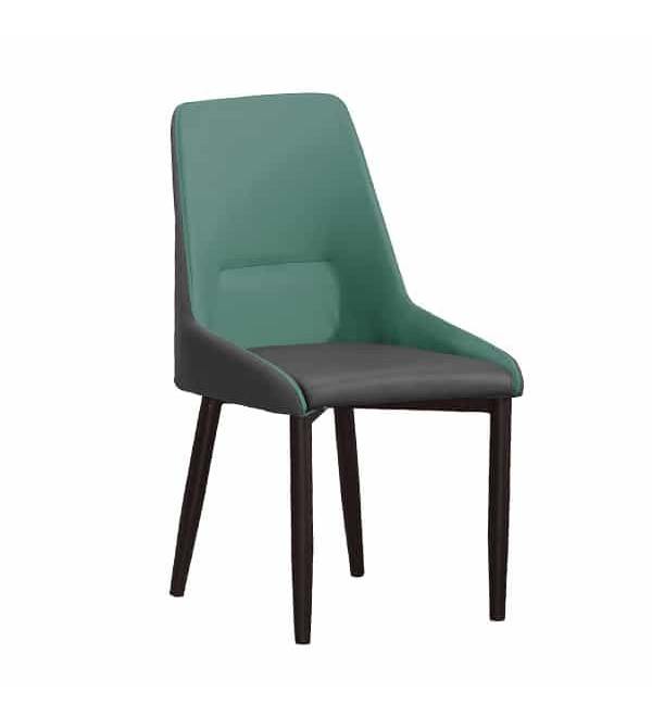 翰爵綠色皮餐椅