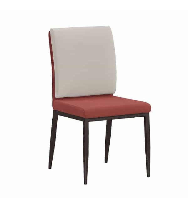 茂悅紅棕色餐椅