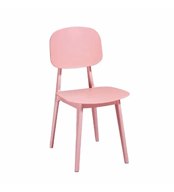 亞朵粉色餐椅