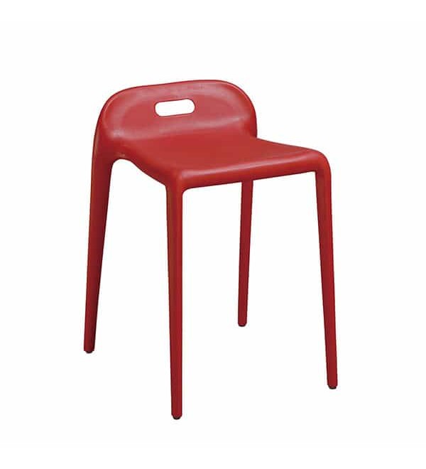斐儷紅色椅凳