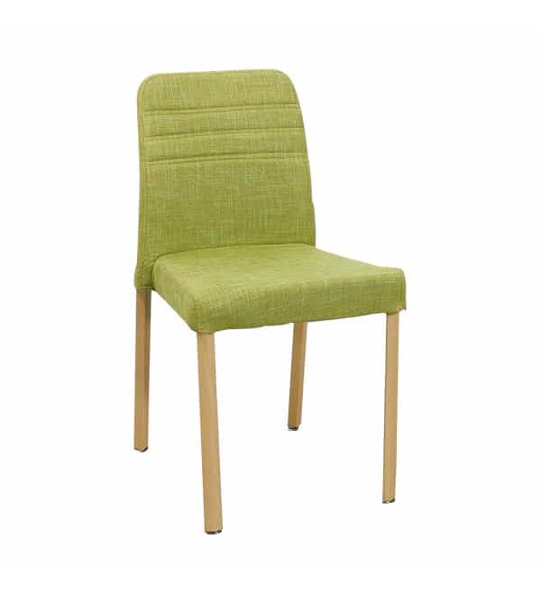 麥莎綠色布餐椅