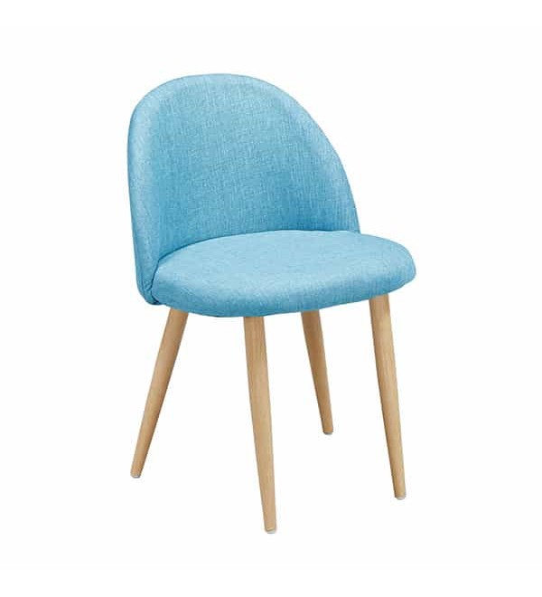 奧芬藍色布餐椅