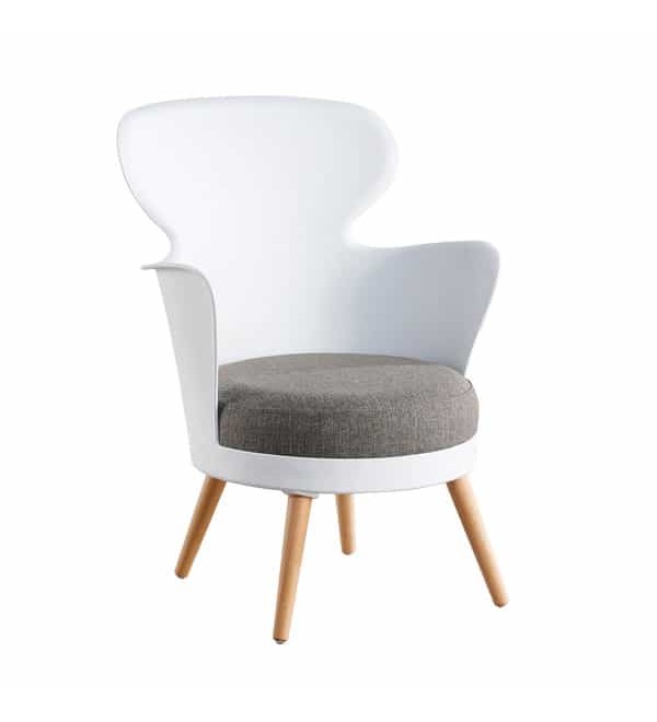 特里爾白色造型椅