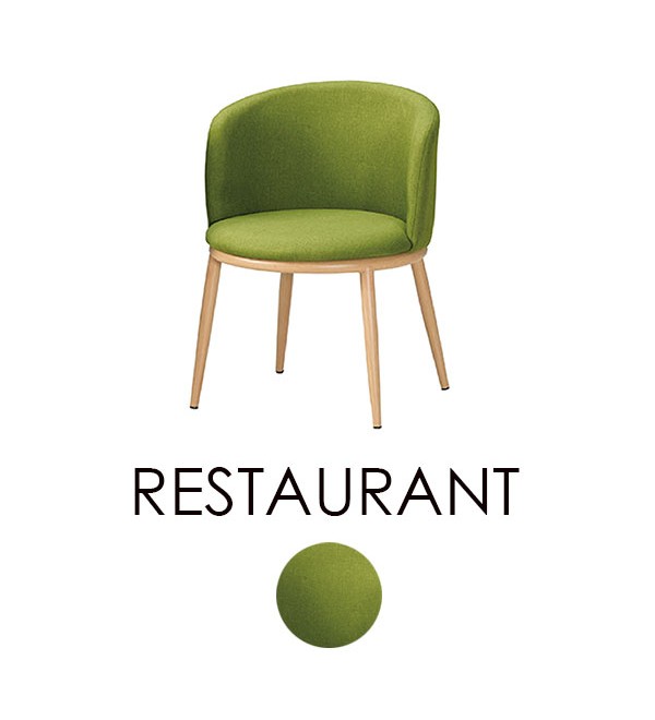 美諾瑪綠色布餐椅